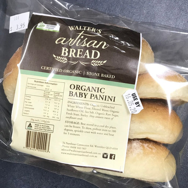 Bread Baby Panini Organic by Walter's Artisan Bread