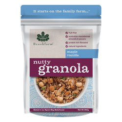 Granola Nutty Maple Vanilla by Brookfarm