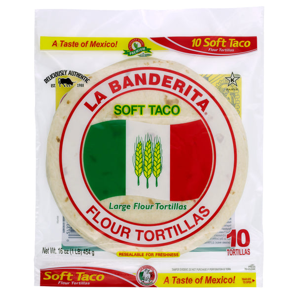 Flour Tortillas , Soft Taco by La Banderita