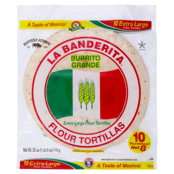 Flour Tortillas , Burrito Grande by La Banderita