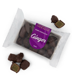 DARK CHOCOLATE COATED GINGER