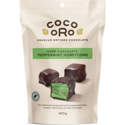 DARK CHOCOLATE PEPPERMINT HONEYCOMB
