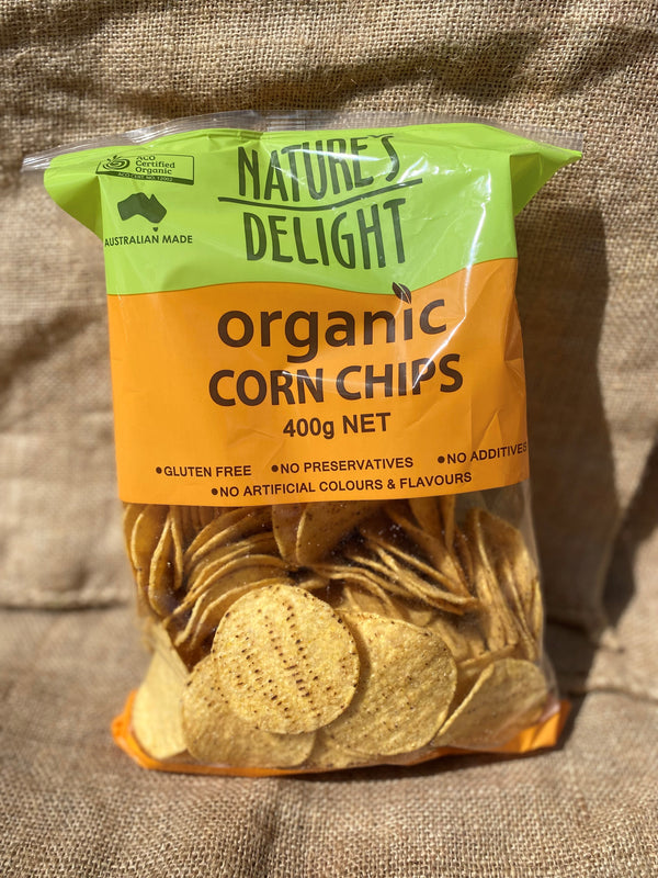 Corn Chips Organic by Natures Delight