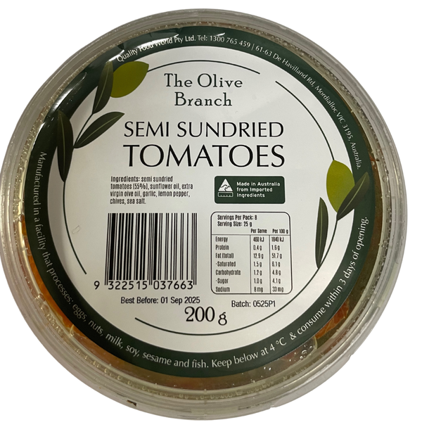 SEMI SUNDRIED TOMATOES
