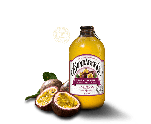 Passionfruit Sparkling Drink by Bundaberg