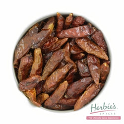 Spice Chilli Bird's Eye Whole Small 15g | Herbie's Spices