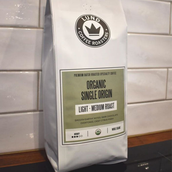 Coffee Beans Organic Single Origin 1kg by Lund Coffee Roasters