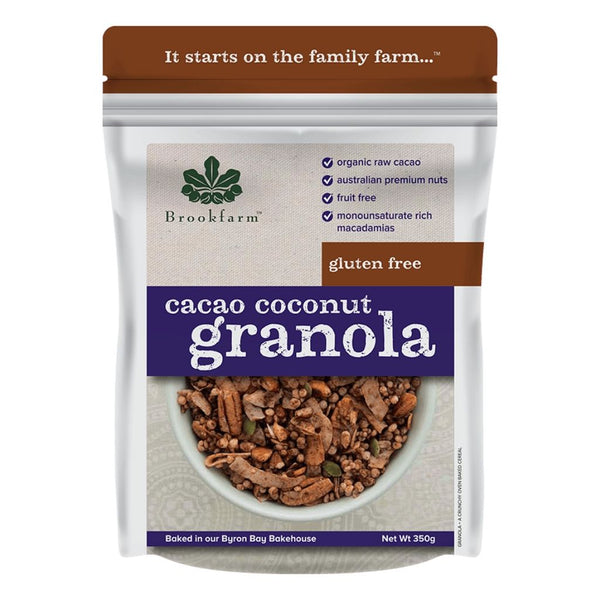 Granola Gluten Free Cacao & Coconut by Brookfarm
