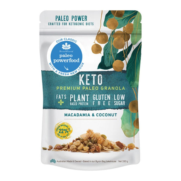 Granola Keto Premium Paleo Macadamia & Coconut 300g by Brookfarm