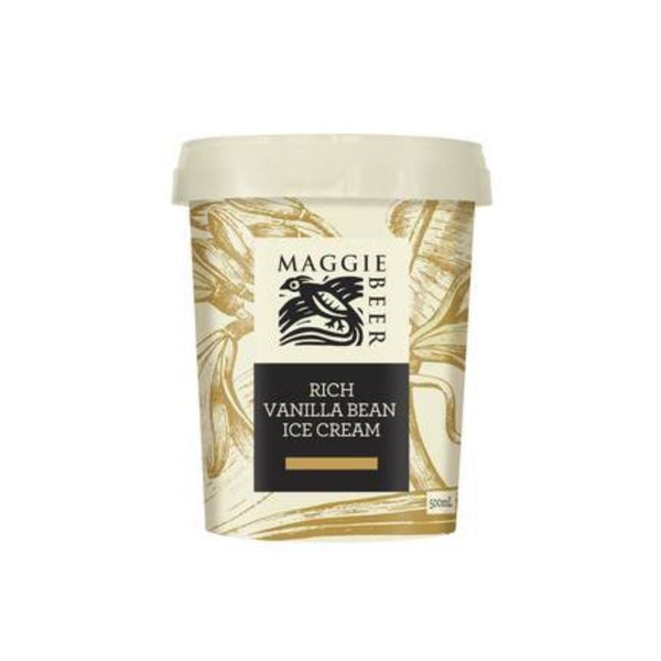 Ice Cream Rich Vanilla Bean 500ml by Maggie Beer