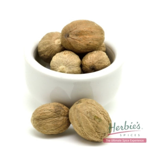 Spice Nutmeg Whole Small Shelled 30g | Herbie's Spices