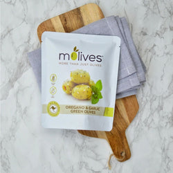 Olives Green Oregano & Garlic by Molives