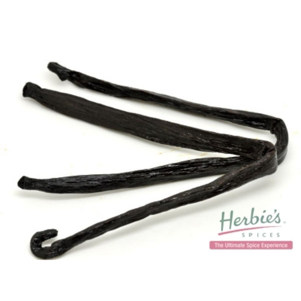 Spice Vanilla Beans Whole Small PNG 2 | Herbie's Spices
